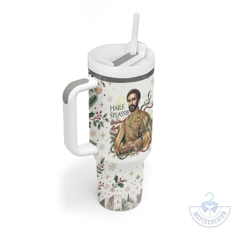 Haile Selassie Christmas Light Royal Ethiopian Orthodox Vintage Style Tumbler With Handle 7 Haile Selassie Christmas Light Royal Ethiopian Orthodox Vintage Style Tumbler With Handle