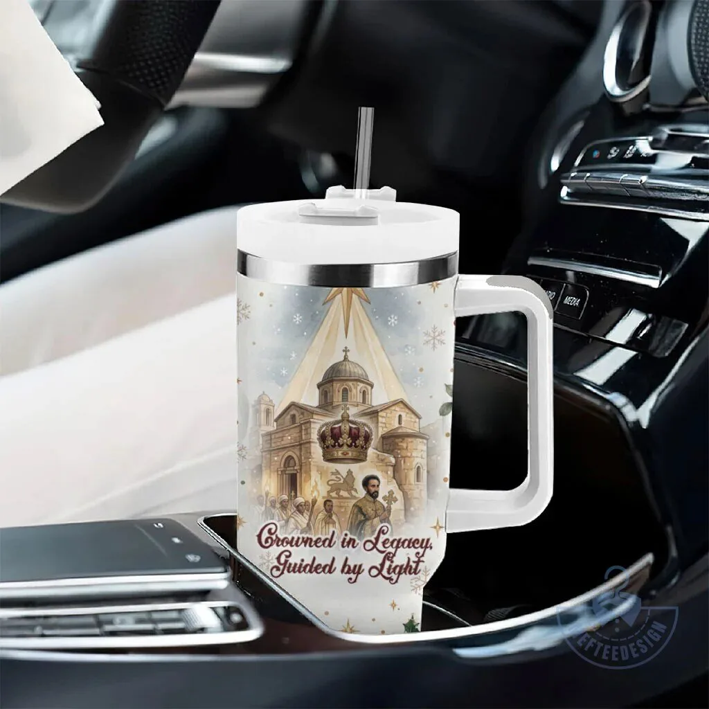 Haile Selassie Christmas Light Royal Ethiopian Orthodox Vintage Style Tumbler With Handle 9 Haile Selassie Christmas Light Royal Ethiopian Orthodox Vintage Style Tumbler With Handle