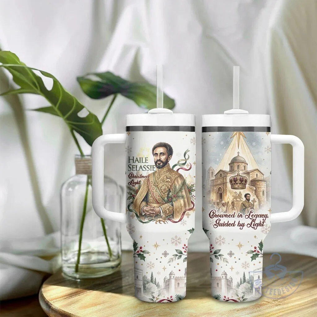 Haile Selassie Christmas Light Royal Ethiopian Orthodox Vintage Style Tumbler With Handle 11 Haile Selassie Christmas Light Royal Ethiopian Orthodox Vintage Style Tumbler With Handle