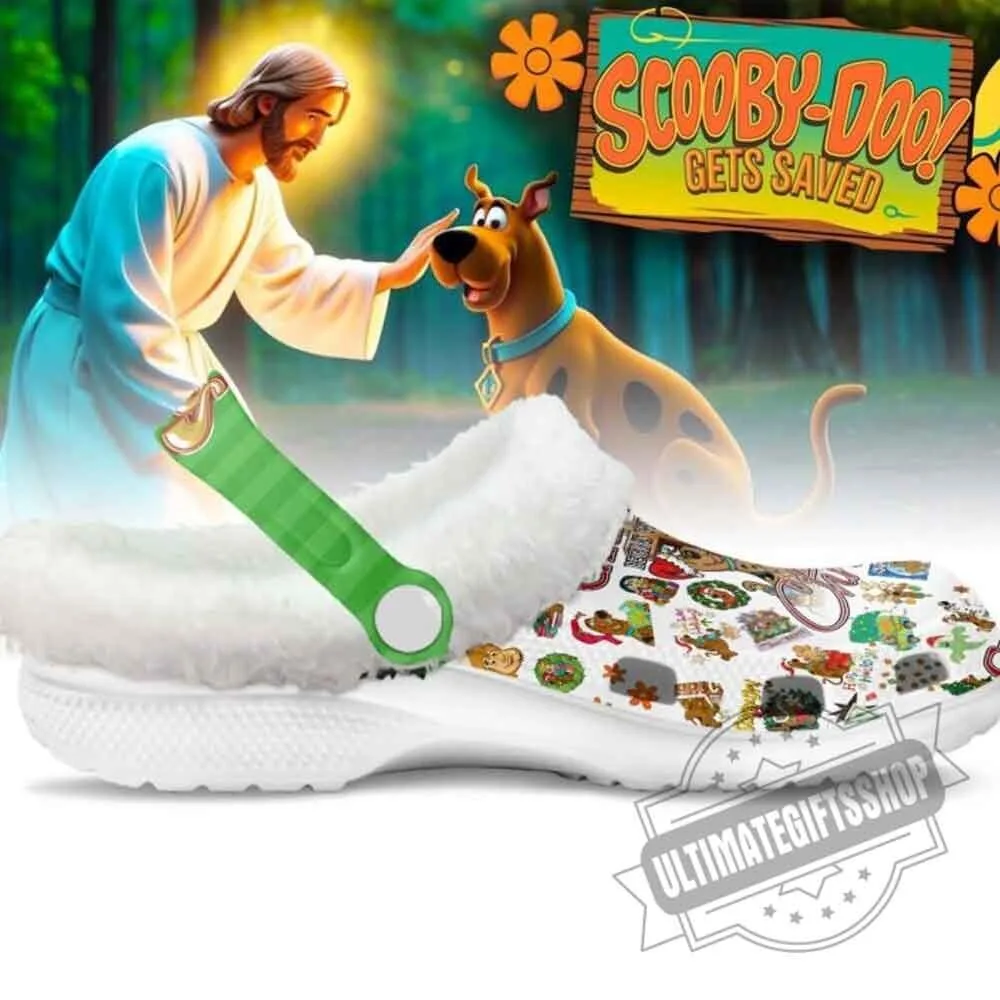 Scooby-Doo x Christmas Fleece Crocs Crocband Clogs Shoes 3 Scooby-Doo x Christmas Fleece Crocs Crocband Clogs Shoes