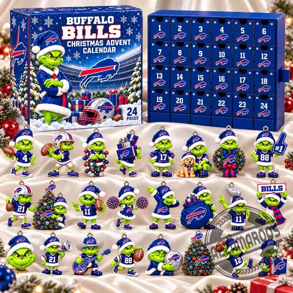 Buffalo Bills Grinch Advent Calendar 2026