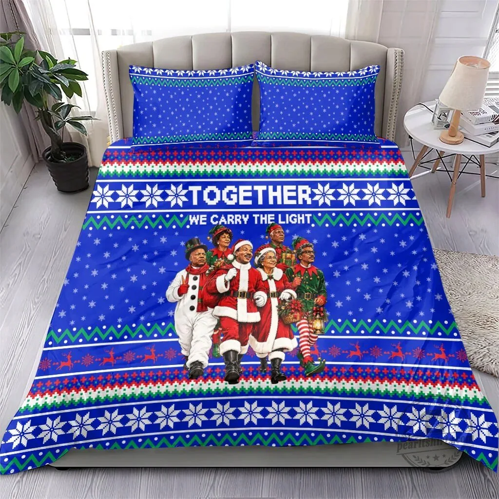 Civil Rights Leaders Christmas Together We Carry The Light Bedding Set 8 Civil Rights Leaders Christmas Together We Carry The Light Bedding Set