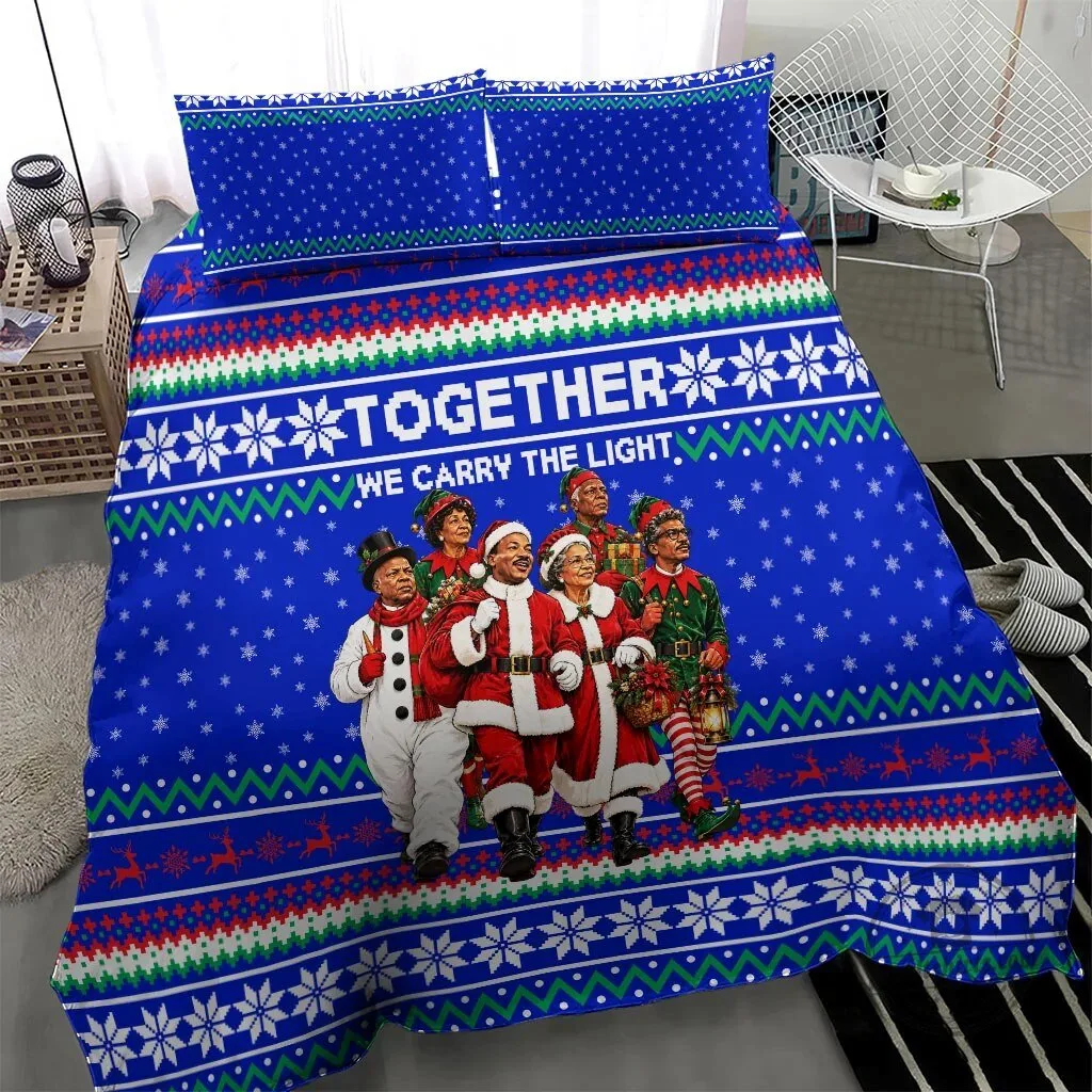 Civil Rights Leaders Christmas Together We Carry The Light Bedding Set 9 Civil Rights Leaders Christmas Together We Carry The Light Bedding Set