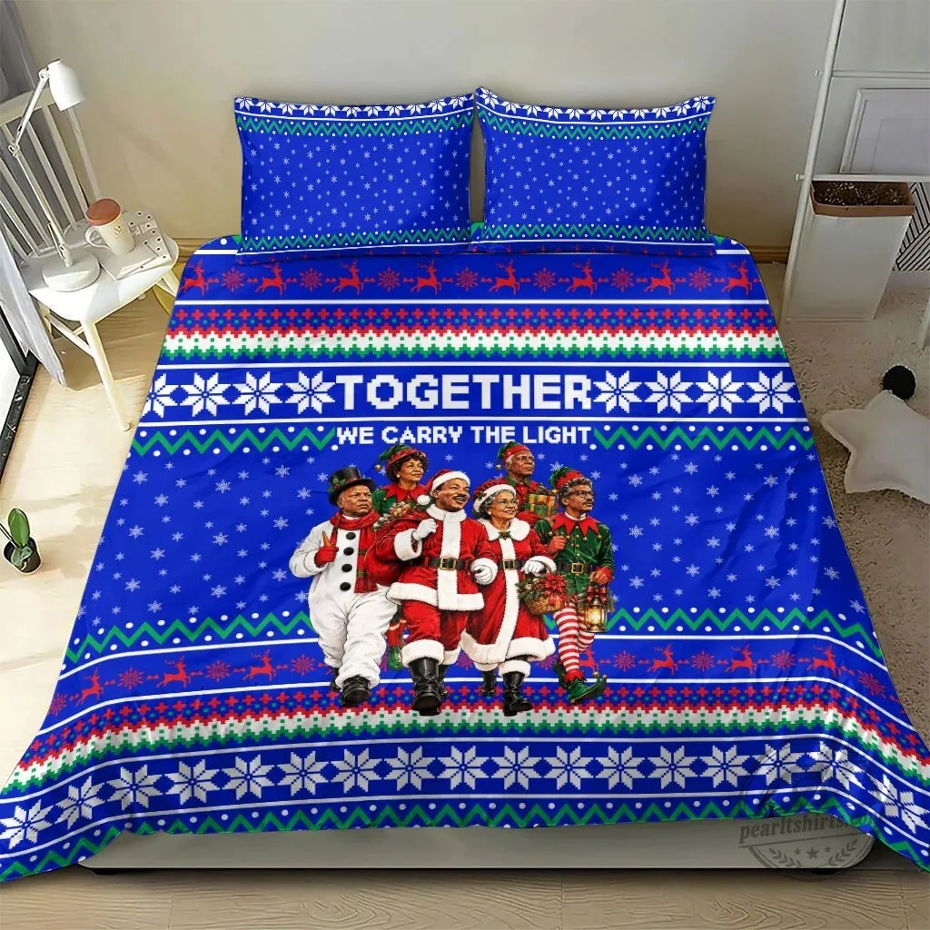 Civil Rights Leaders Christmas Together We Carry The Light Bedding Set 10 Civil Rights Leaders Christmas Together We Carry The Light Bedding Set