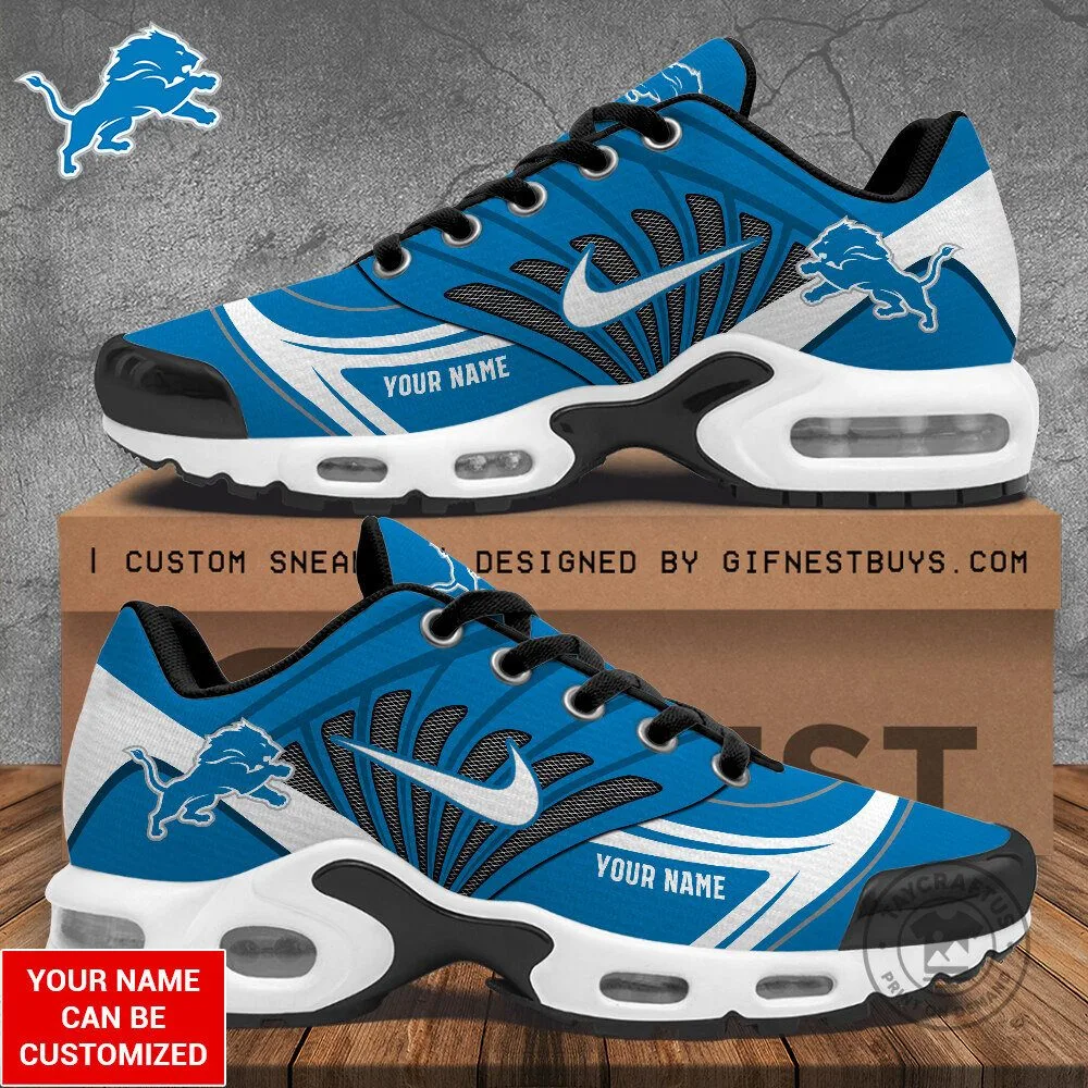 Custom Air Max Running Shoes for Detroit Lions Fans 1 Custom Air Max Running Shoes for Detroit Lions Fans