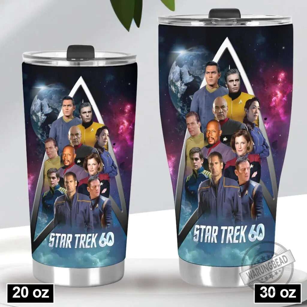 60th Anniversary Tumbler Cup: Thank You For The Memories - Star Trek 5 60th Anniversary Tumbler Cup: Thank You For The Memories - Star Trek
