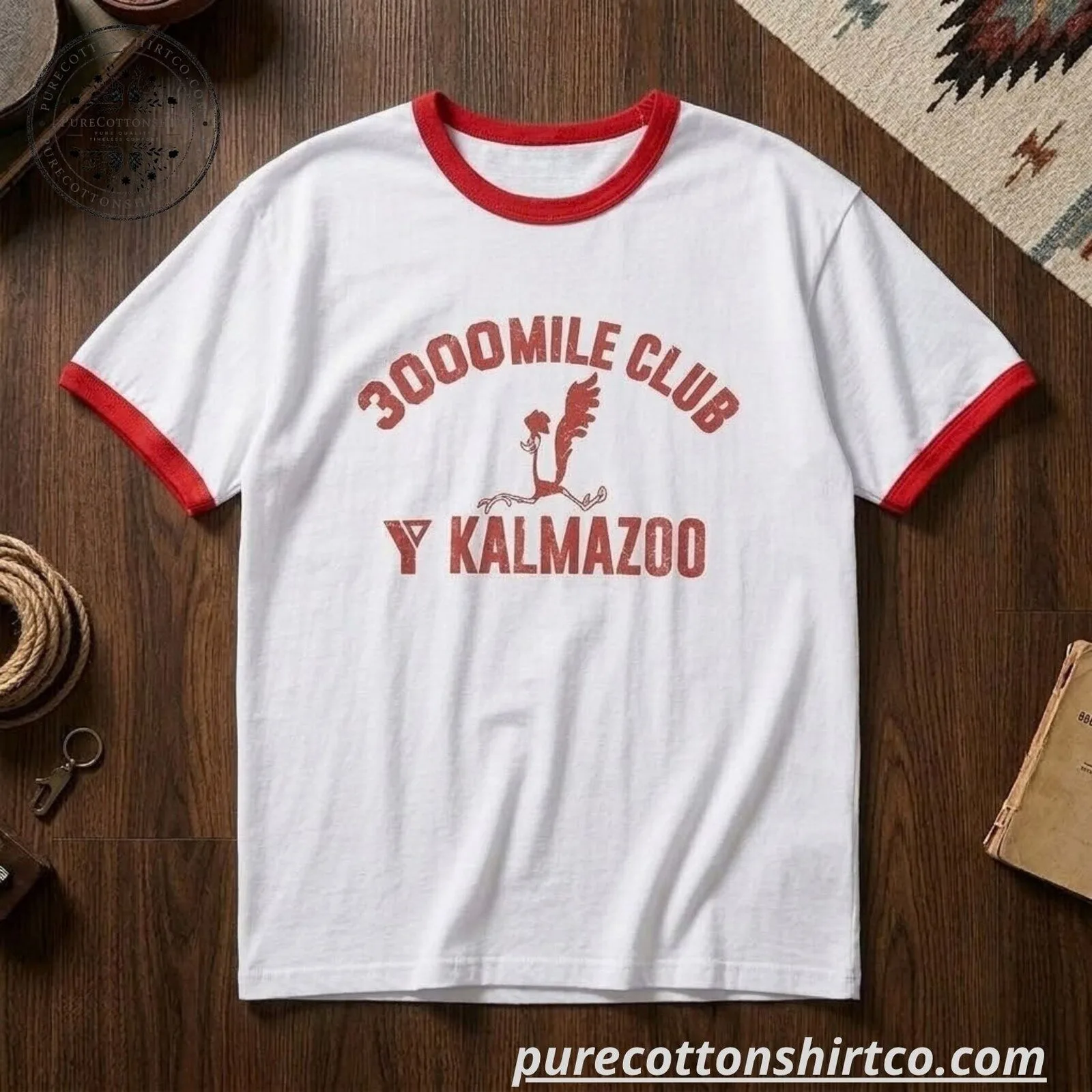 BTS JIN 3000 Mile Club Y Kalamazoo Ringer Tee 2026 4 BTS JIN 3000 Mile Club Y Kalamazoo Ringer Tee 2026