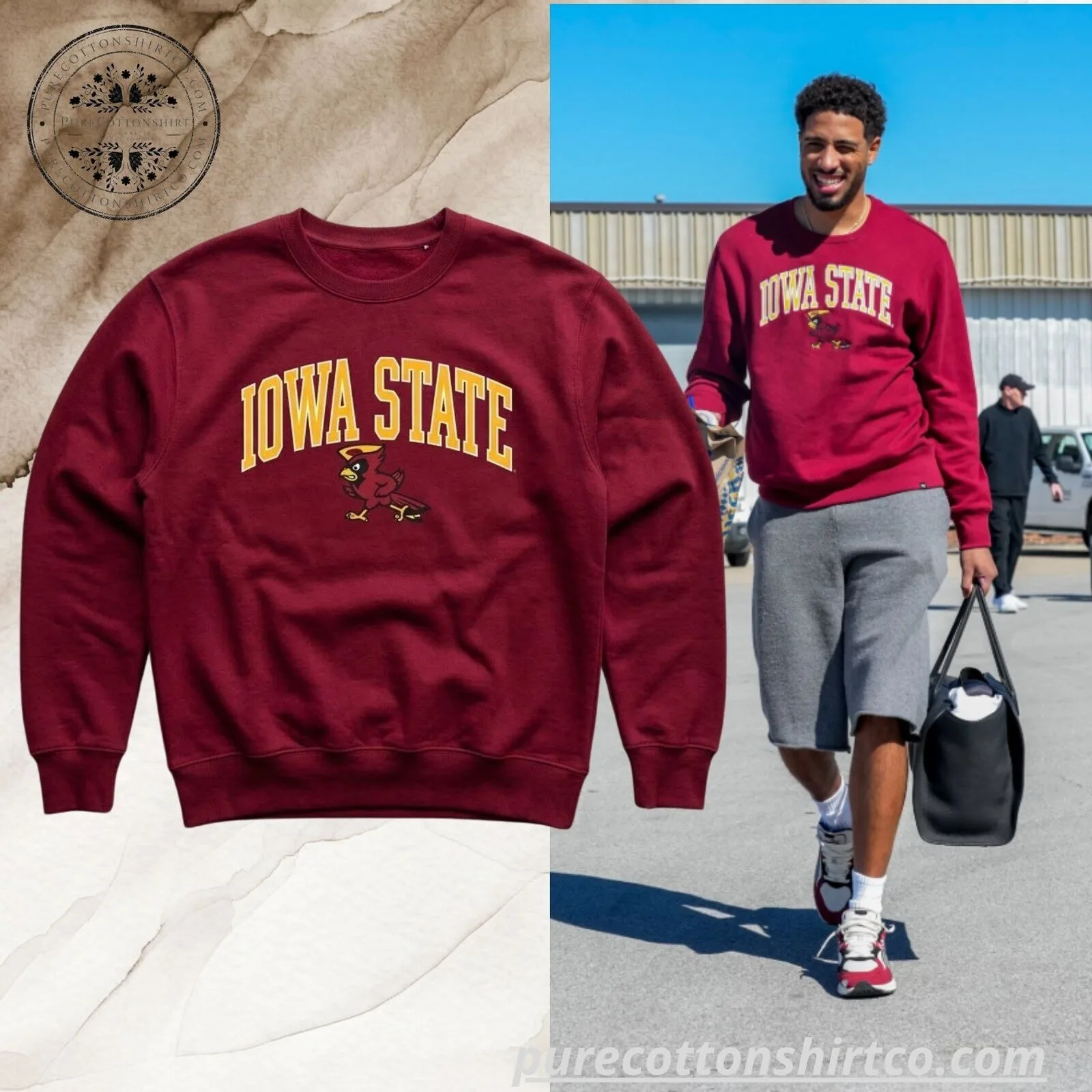 Tyrese Haliburton Iowa State Cyclones Sweatshirt 2026 3 Tyrese Haliburton Iowa State Cyclones Sweatshirt 2026