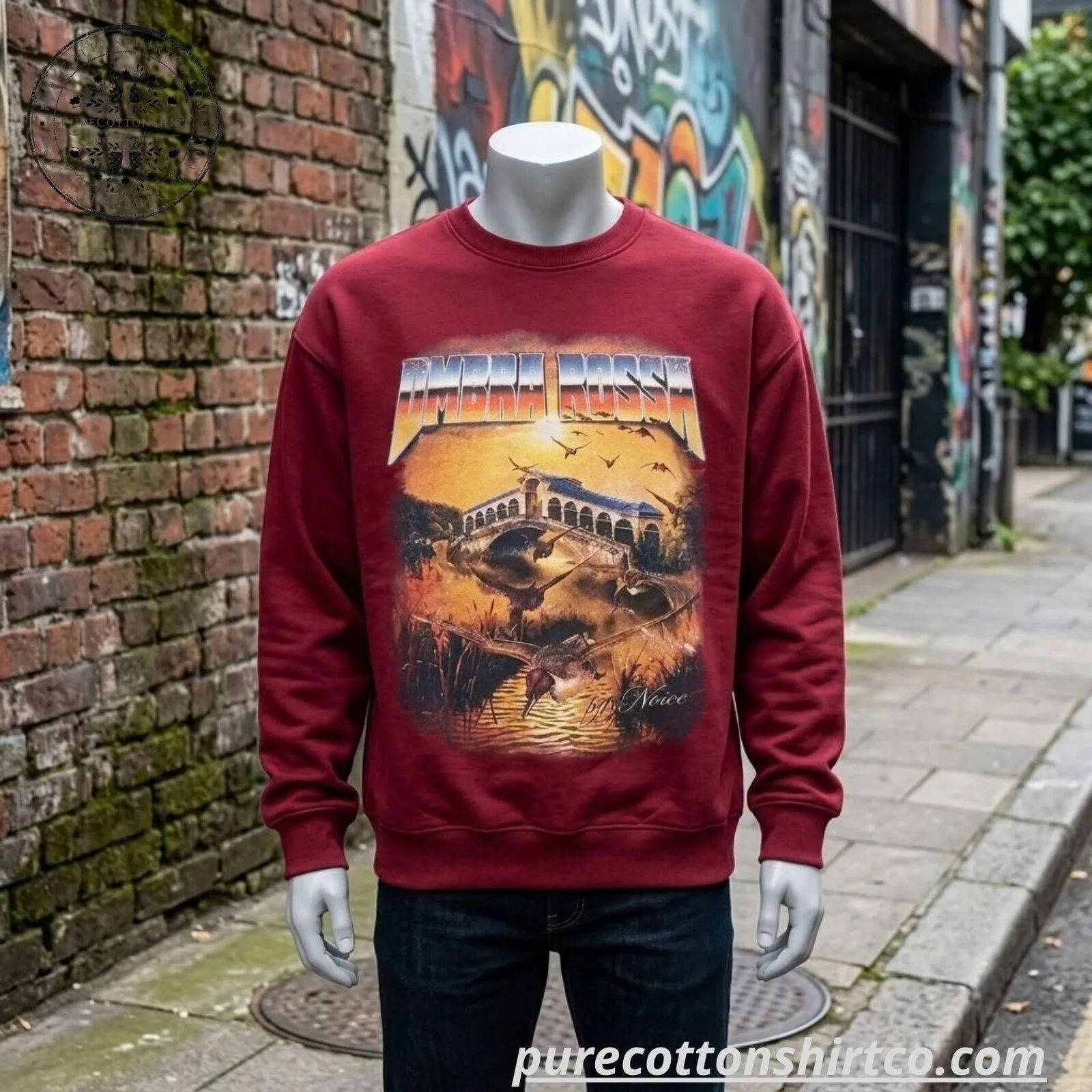 BTS V Ombra Rossa Graphic Sweatshirt Shirt 5 BTS V Ombra Rossa Graphic Sweatshirt Shirt