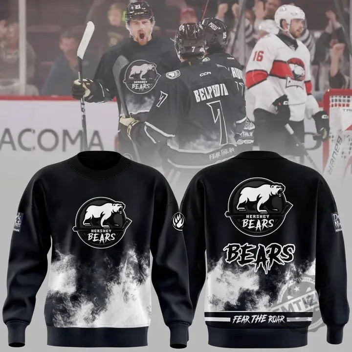 Hershey Bears Dark Night Limited Edition Hockey Team Fan Sweatshirt