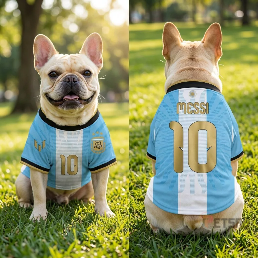 The Last Dance M10 Lionel Messi Farewell 2026 The Goat Special Edition Hockey Jersey for pet