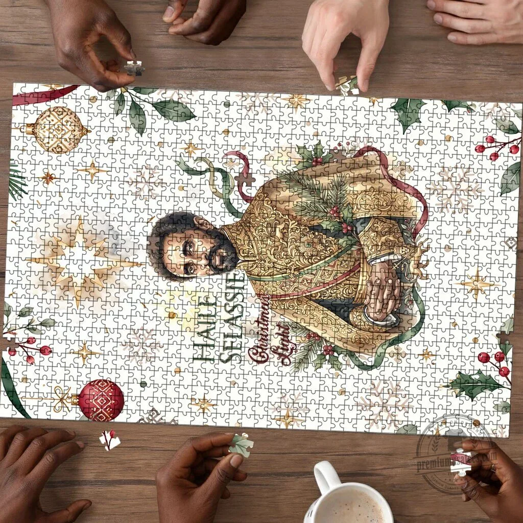 Haile Selassie Ethiopian Christmas Light Holiday Jigsaw Puzzle 6 Haile Selassie Ethiopian Christmas Light Holiday Jigsaw Puzzle
