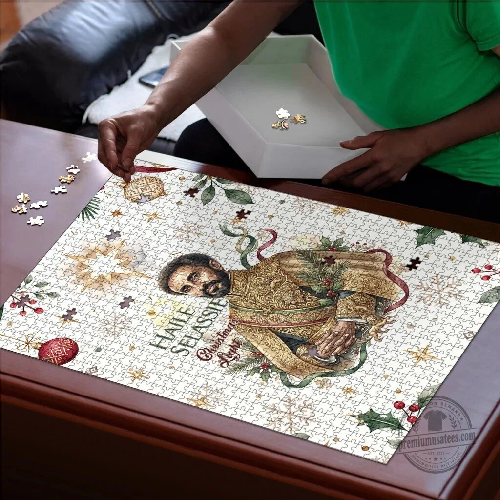 Haile Selassie Ethiopian Christmas Light Holiday Jigsaw Puzzle 7 Haile Selassie Ethiopian Christmas Light Holiday Jigsaw Puzzle