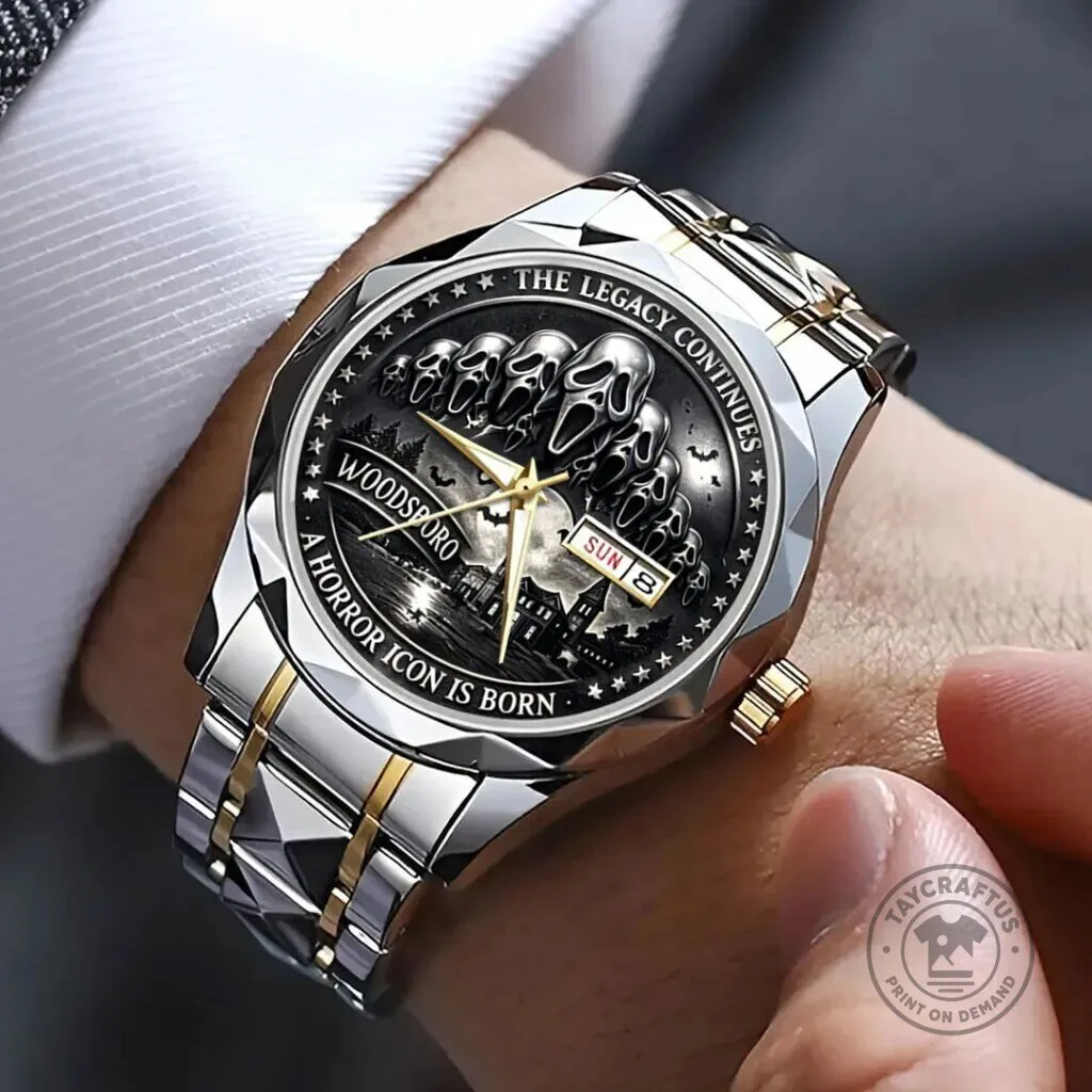 Scream Horror Icon Woodsboro Ghostface Stainless Steel Watch 6 Scream Horror Icon Woodsboro Ghostface Stainless Steel Watch