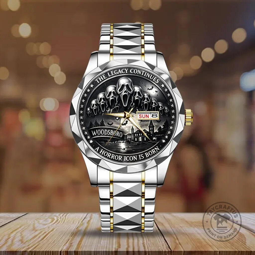 Scream Horror Icon Woodsboro Ghostface Stainless Steel Watch 7 Scream Horror Icon Woodsboro Ghostface Stainless Steel Watch