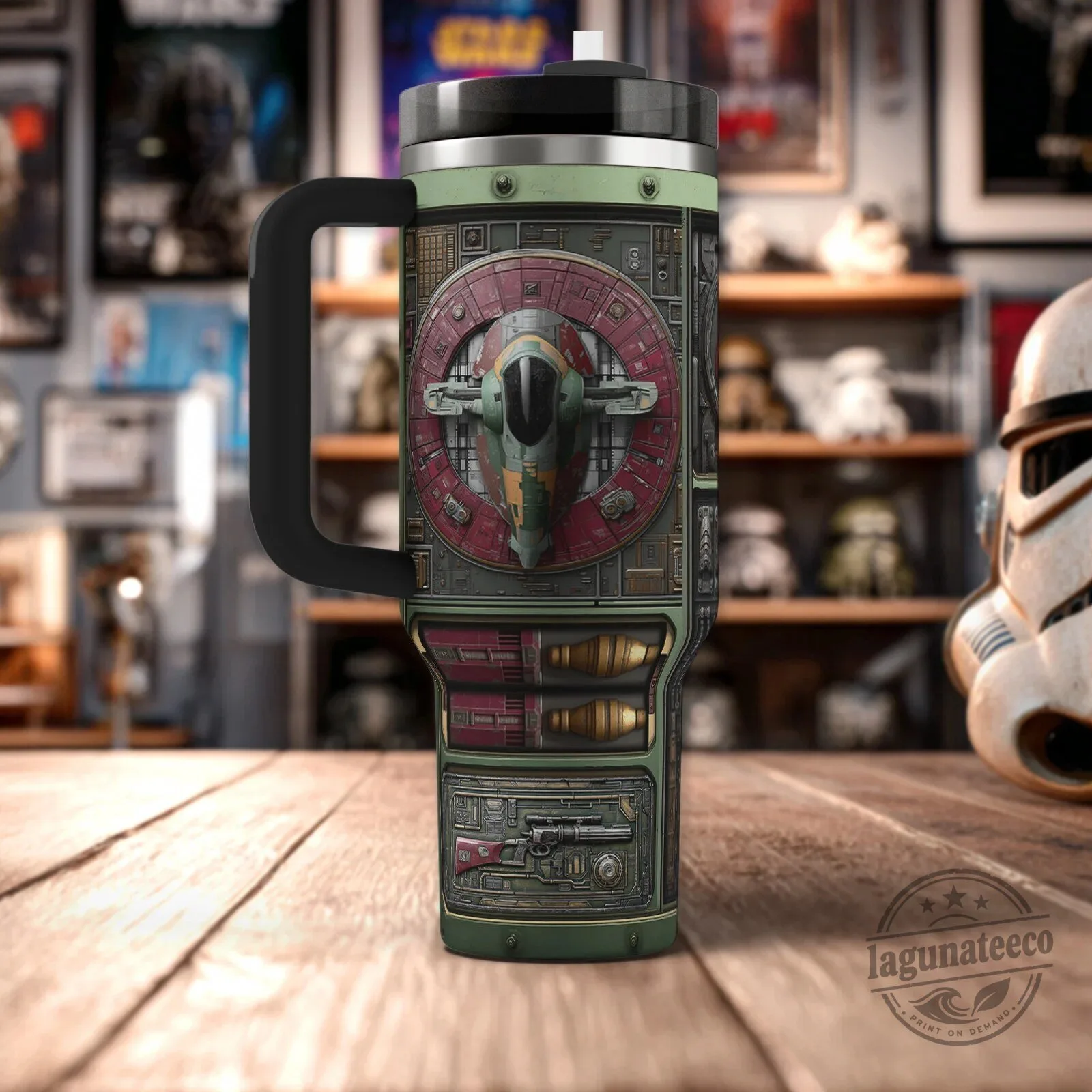 Star Wars Boba Fett Bounty Hunter Armory Insulated Stainless Steel Tumbler