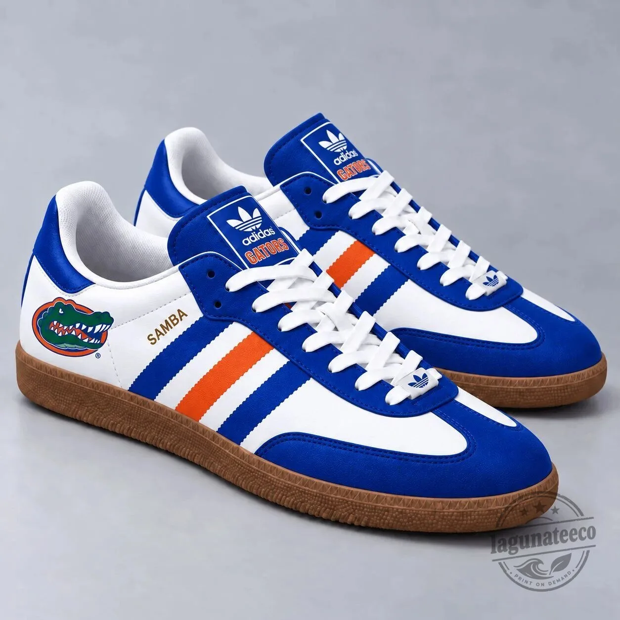 Florida Gators Adidas Samba Shoes NCAA College Football Team Sneakers