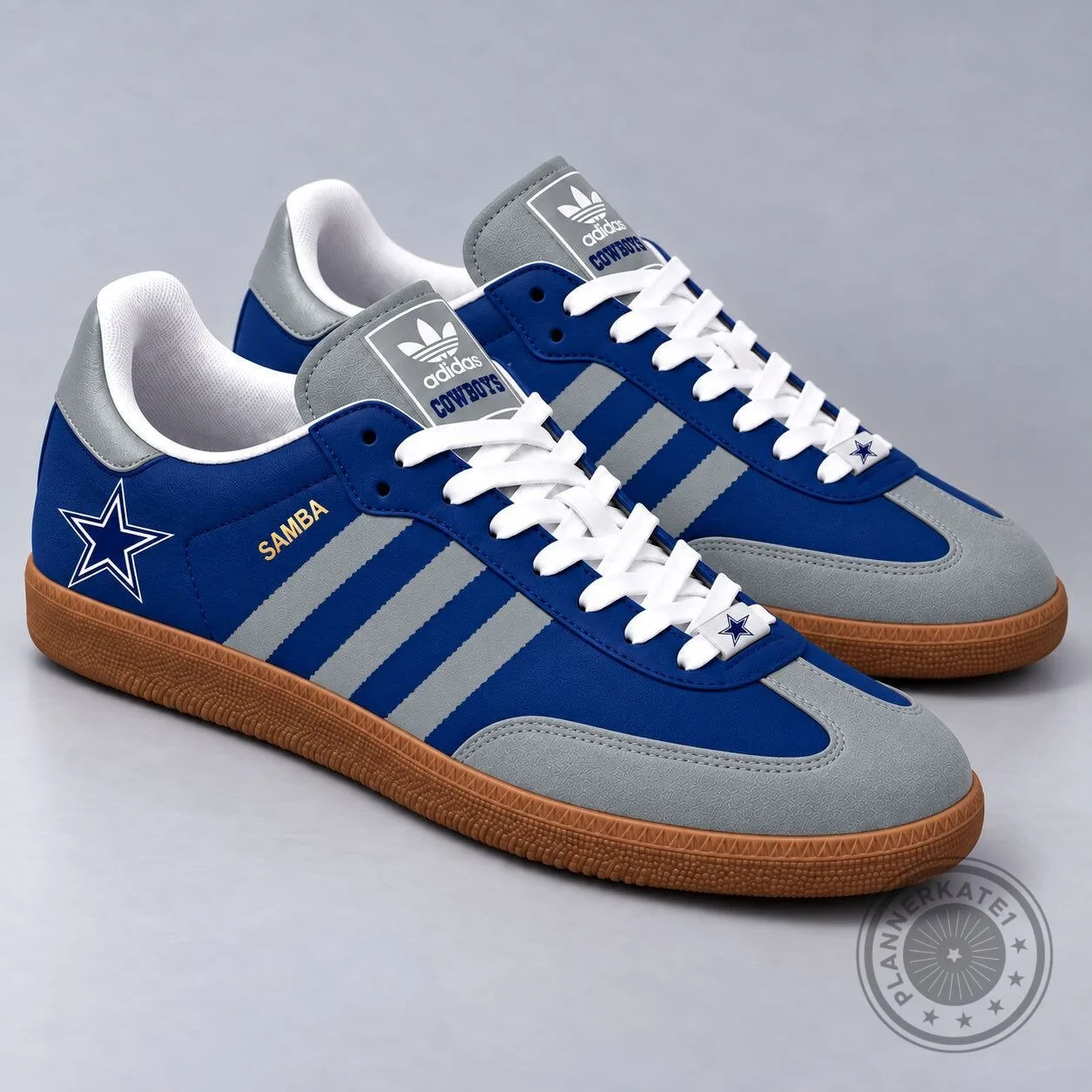 Dallas Cowboys Classic Samba Inspired Low-Top Sneakers
