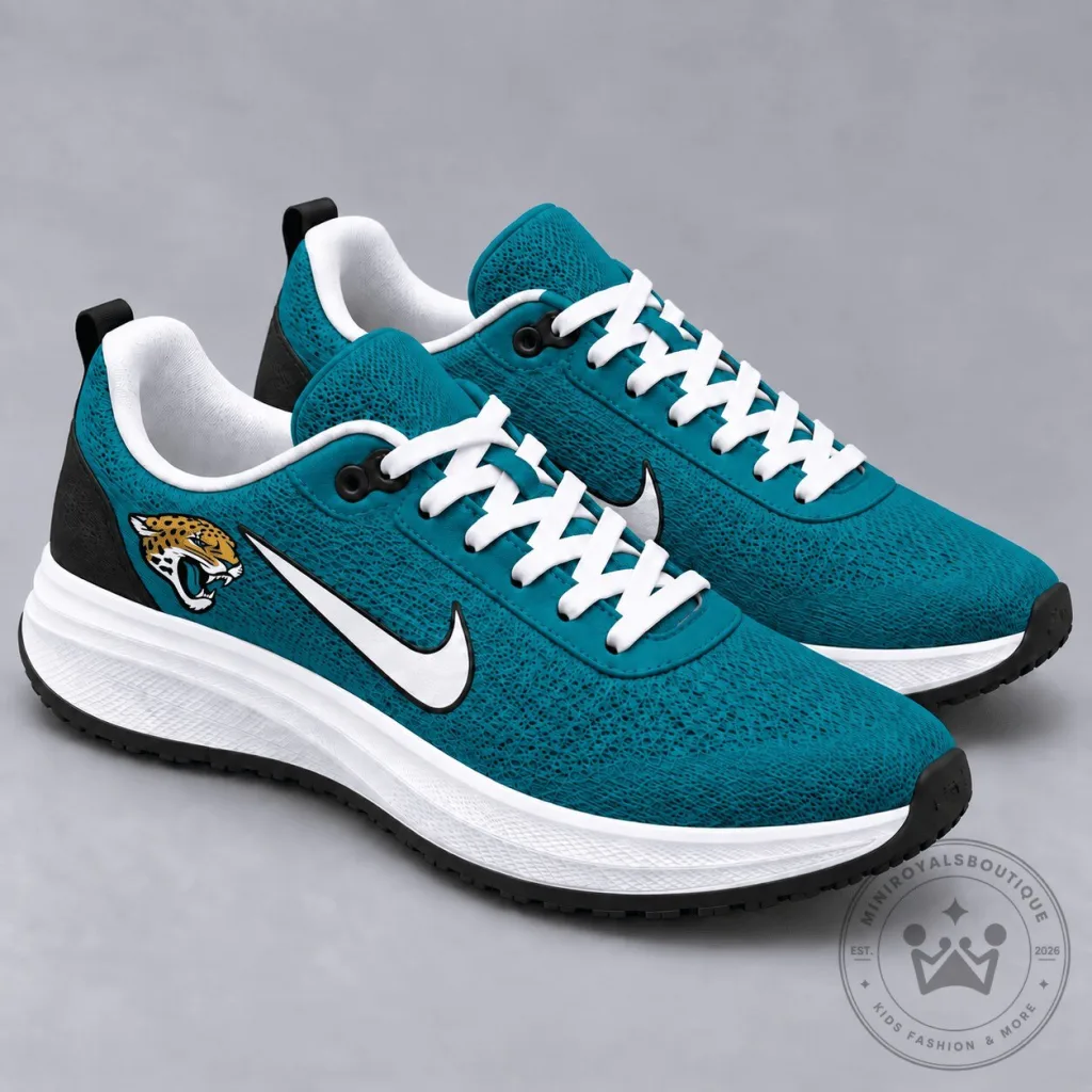 Jacksonville Jaguars NFL Team Logo Athletic Running Shoes for Men and Women Jacksonville Jaguars NFL Team Logo Athletic Running Shoes for Men and Women