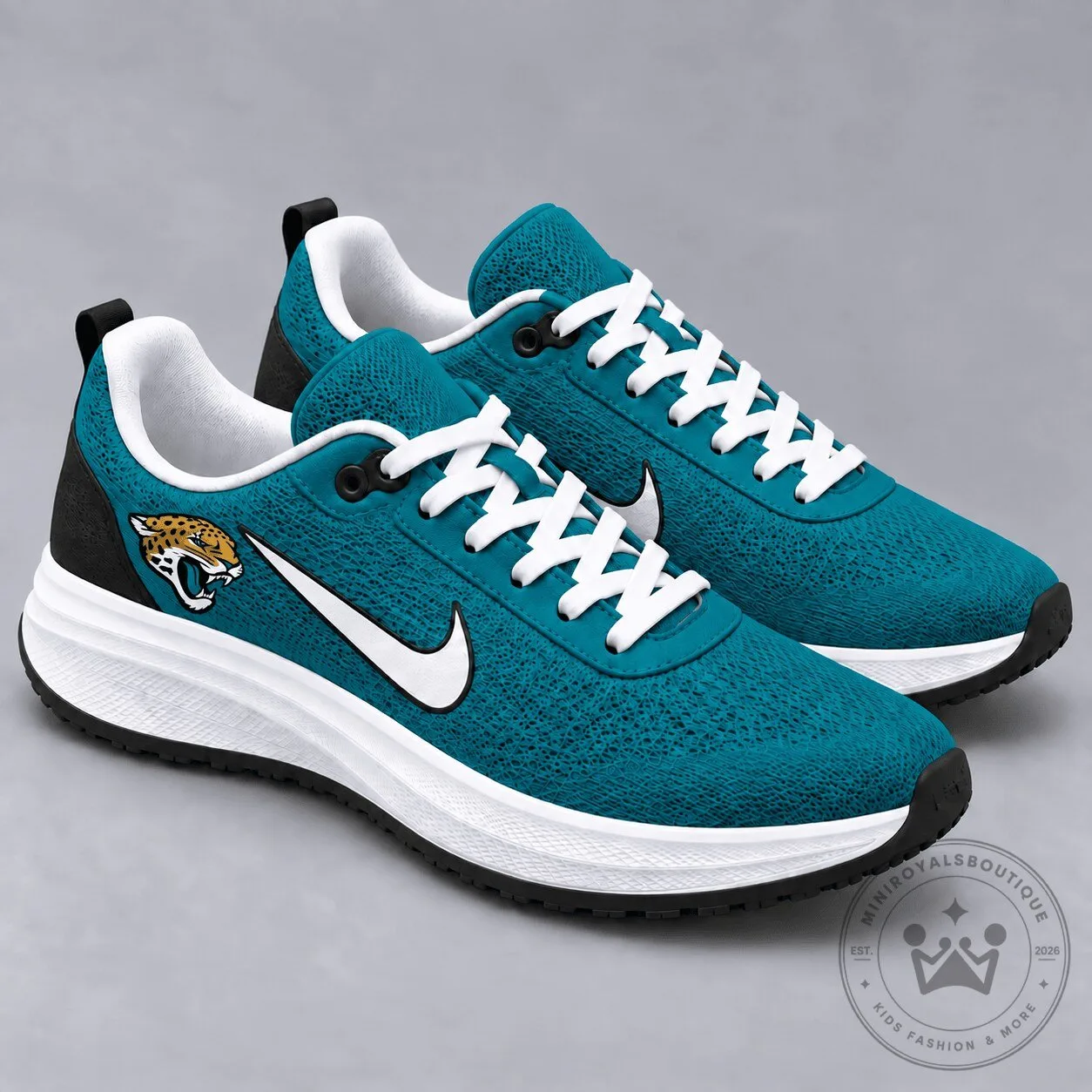 Jacksonville Jaguars NFL Team Logo Athletic Running Shoes for Men and Women