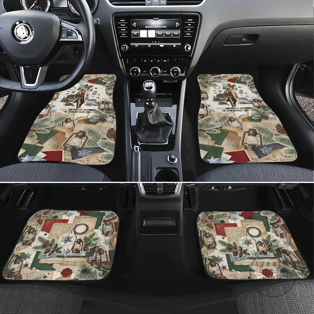 Bass Reeves Old West Marshal Frontier Christmas Car Mat Set