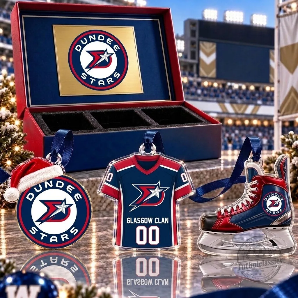 Dundee Stars Elite Ice Hockey League Team Full Set Acrylic Ornament