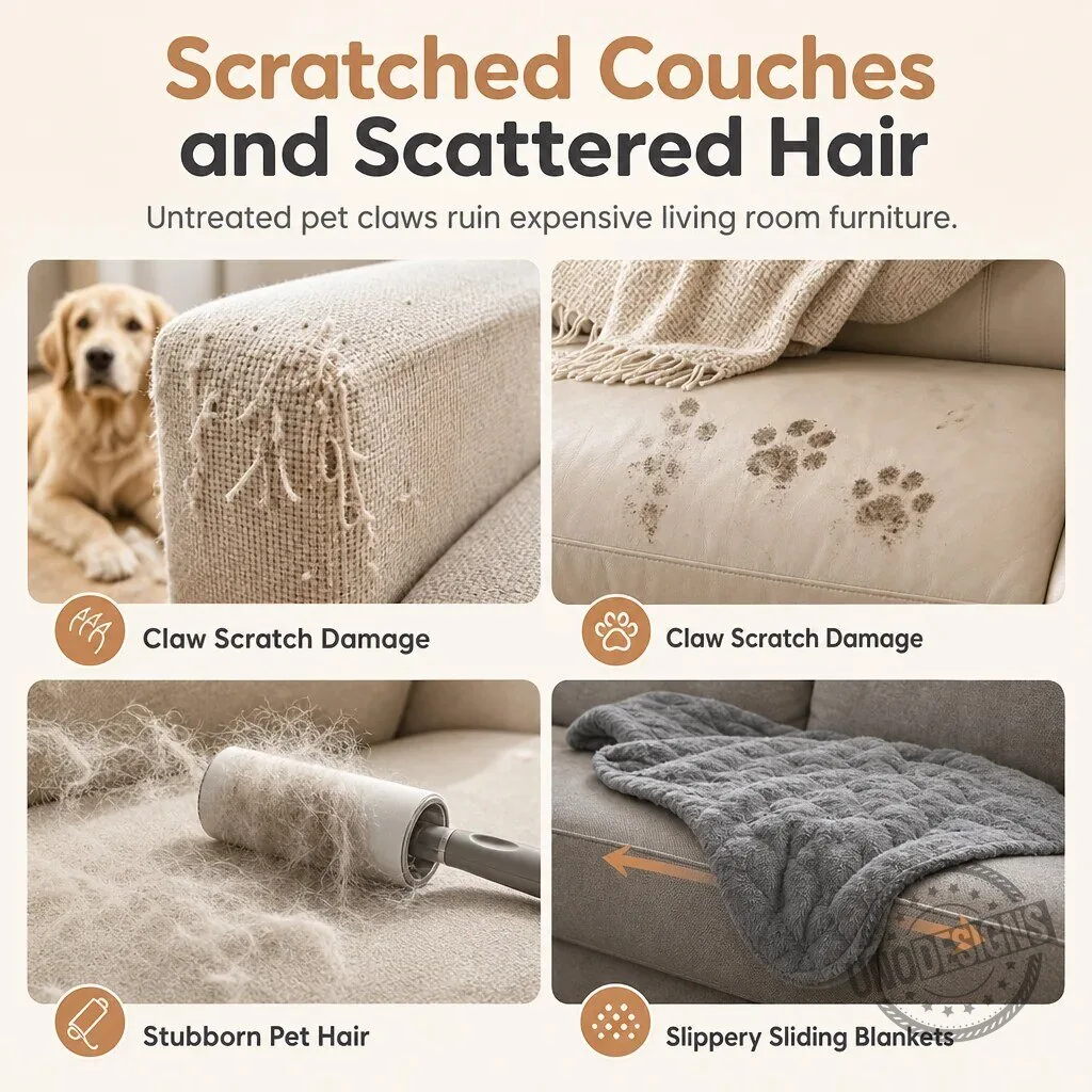 Plush Faux Rabbit Fur Pet Furniture Protector Blanket for Dogs and Cats 14 Plush Faux Rabbit Fur Pet Furniture Protector Blanket for Dogs and Cats