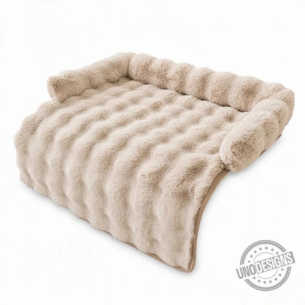 Plush Faux Rabbit Fur Pet Furniture Protector Blanket for Dogs and Cats 24 Plush Faux Rabbit Fur Pet Furniture Protector Blanket for Dogs and Cats