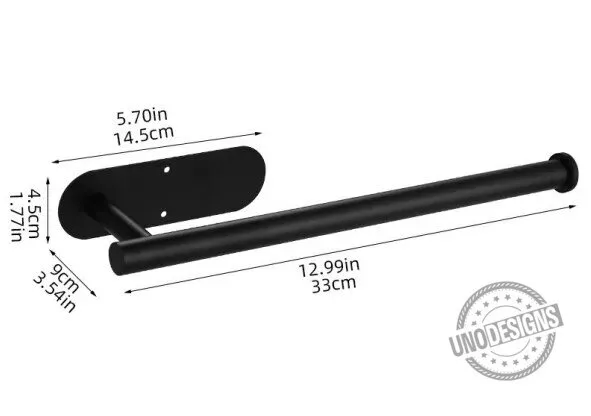 Matte Black Under Cabinet Paper Towel Holder Rack for Kitchen Organization 29 Matte Black Under Cabinet Paper Towel Holder Rack for Kitchen Organization