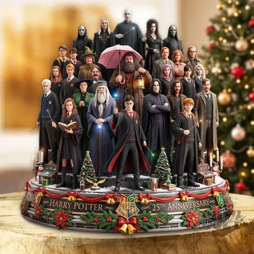 Harry Potter 25th Anniversary Christmas Holiday Collectible Figurine