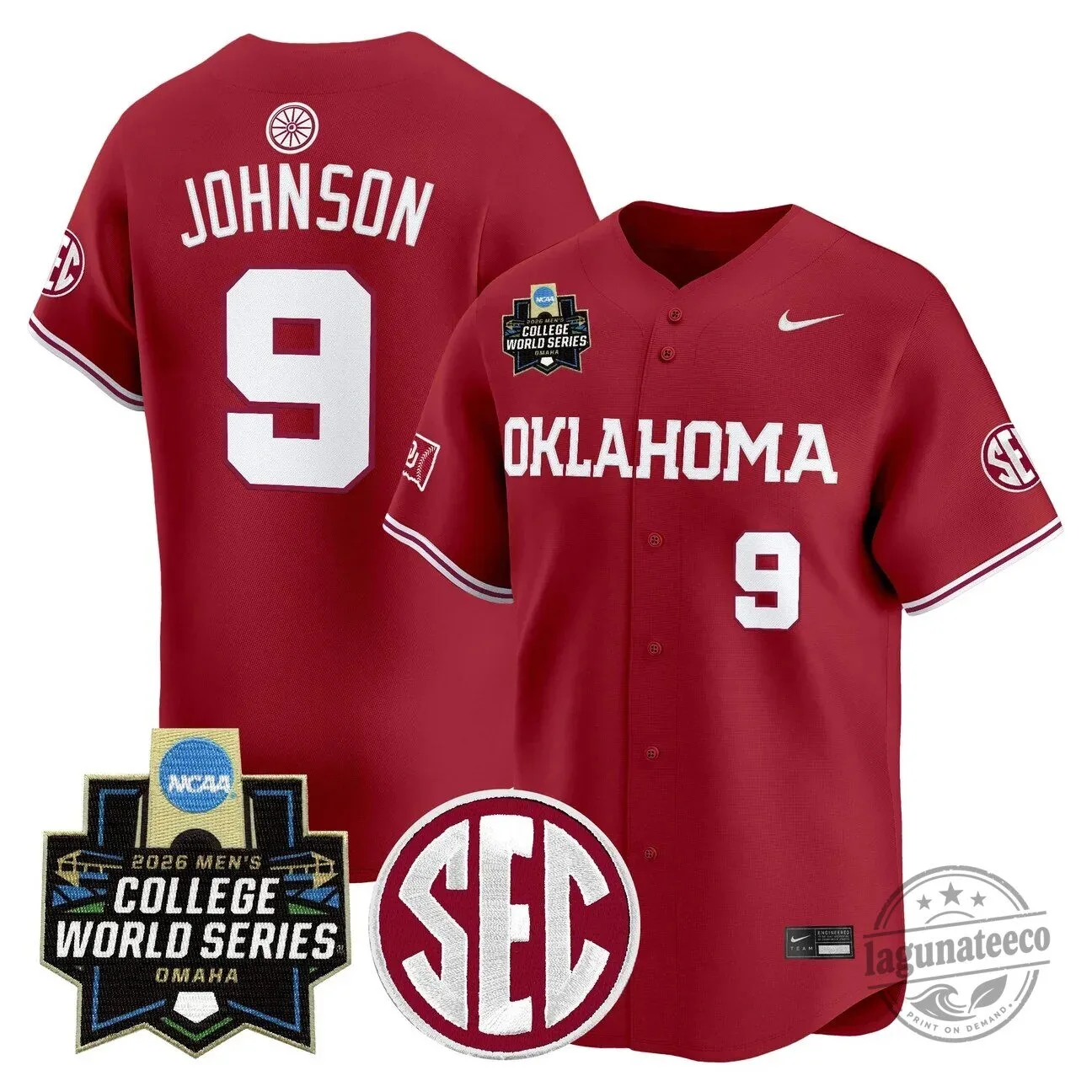 2026 College World Series Jersey for Men - Oklahoma Sooners Baseball 40 2026 College World Series Jersey for Men - Oklahoma Sooners Baseball