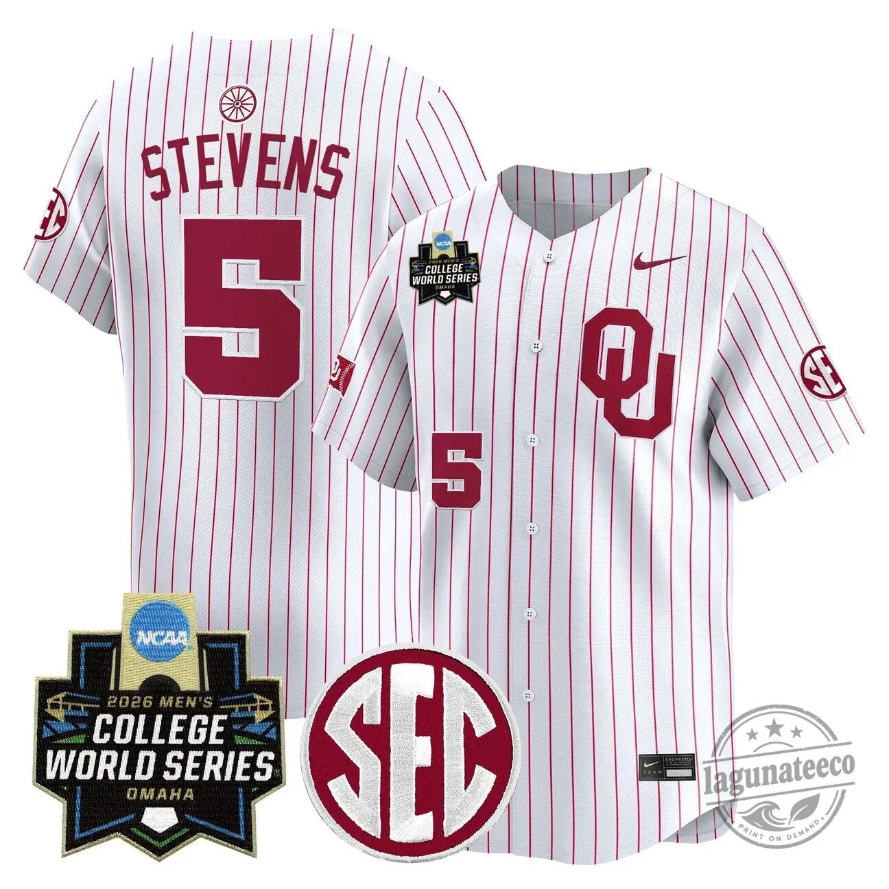 2026 College World Series Jersey for Men - Oklahoma Sooners Baseball 47 2026 College World Series Jersey for Men - Oklahoma Sooners Baseball