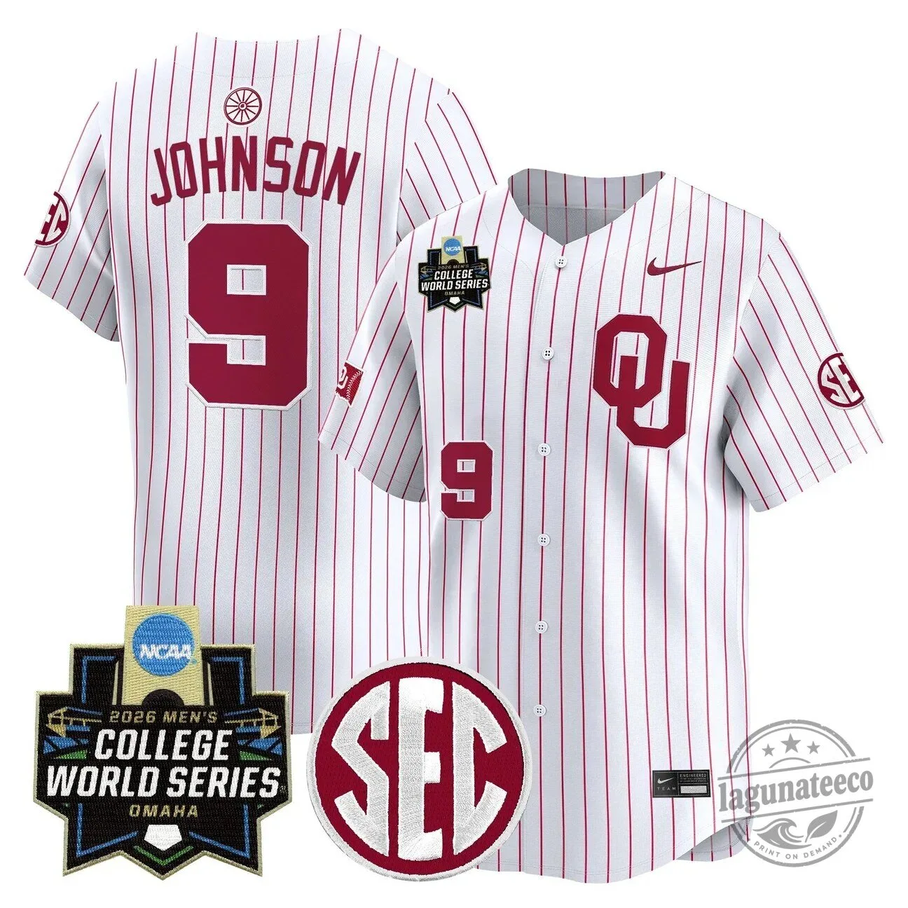 2026 College World Series Jersey for Men - Oklahoma Sooners Baseball 49 2026 College World Series Jersey for Men - Oklahoma Sooners Baseball