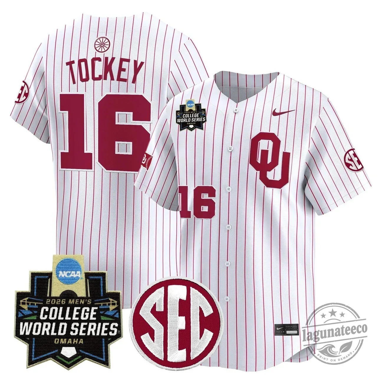 2026 College World Series Jersey for Men - Oklahoma Sooners Baseball 50 2026 College World Series Jersey for Men - Oklahoma Sooners Baseball