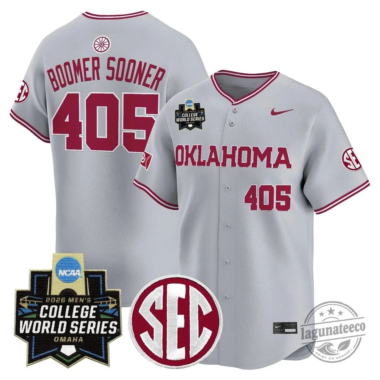 2026 College World Series Jersey for Men - Oklahoma Sooners Baseball 61 2026 College World Series Jersey for Men - Oklahoma Sooners Baseball