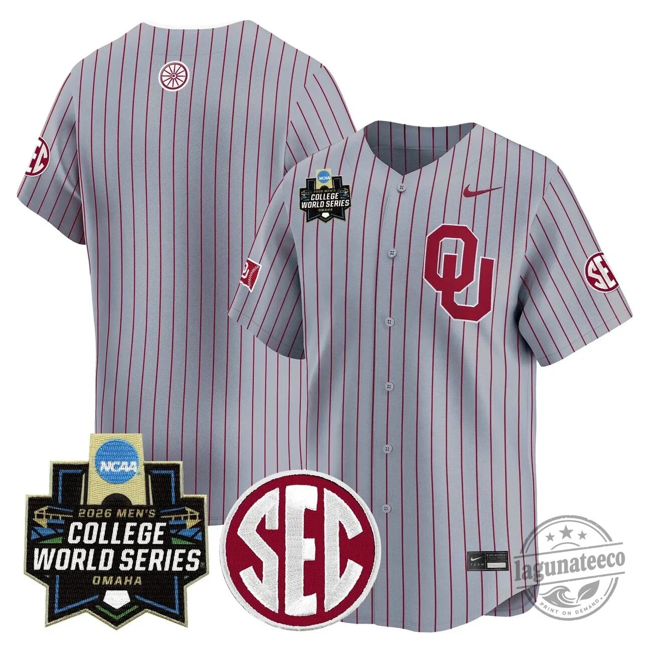 2026 College World Series Jersey for Men - Oklahoma Sooners Baseball 70 2026 College World Series Jersey for Men - Oklahoma Sooners Baseball