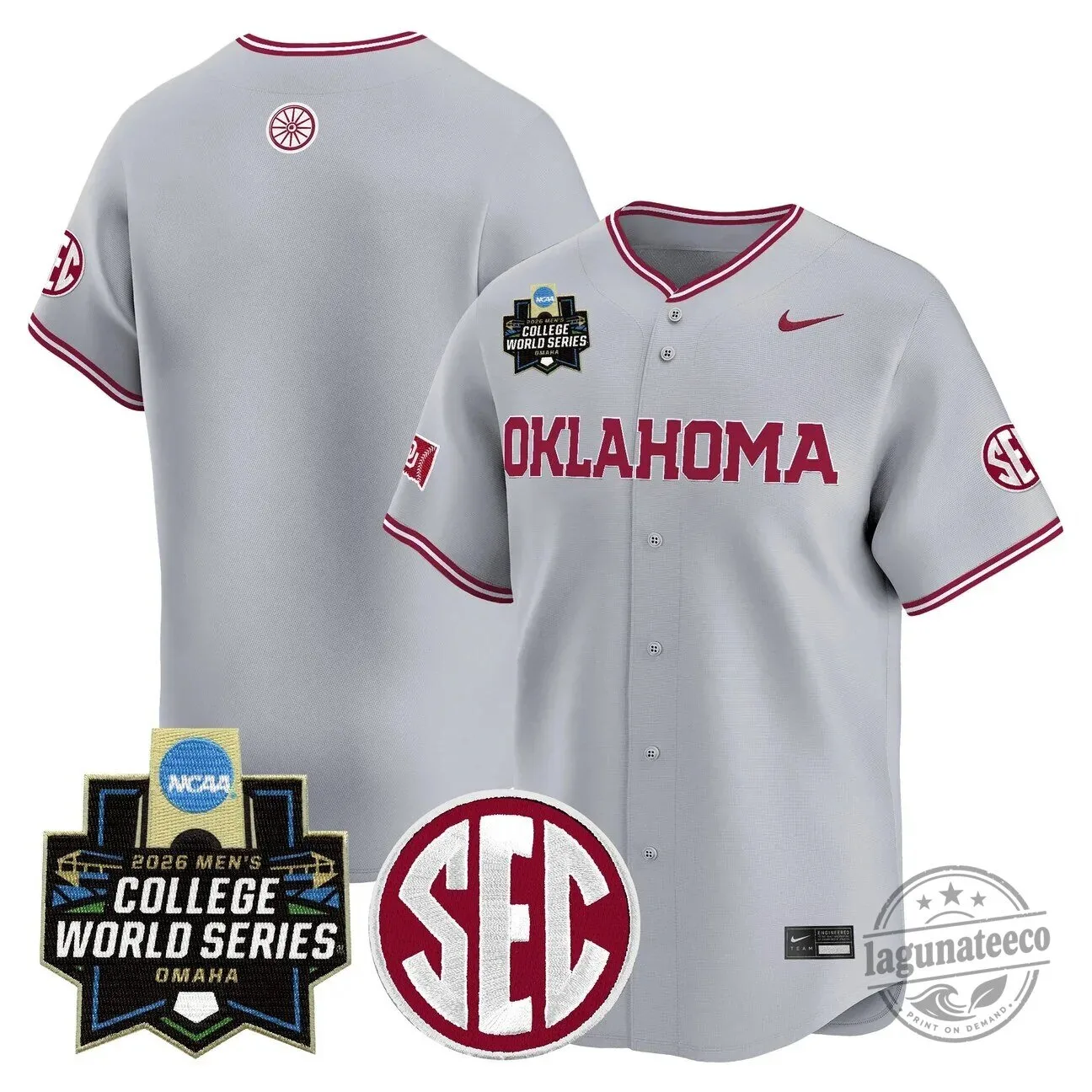 2026 College World Series Jersey for Men - Oklahoma Sooners Baseball 71 2026 College World Series Jersey for Men - Oklahoma Sooners Baseball