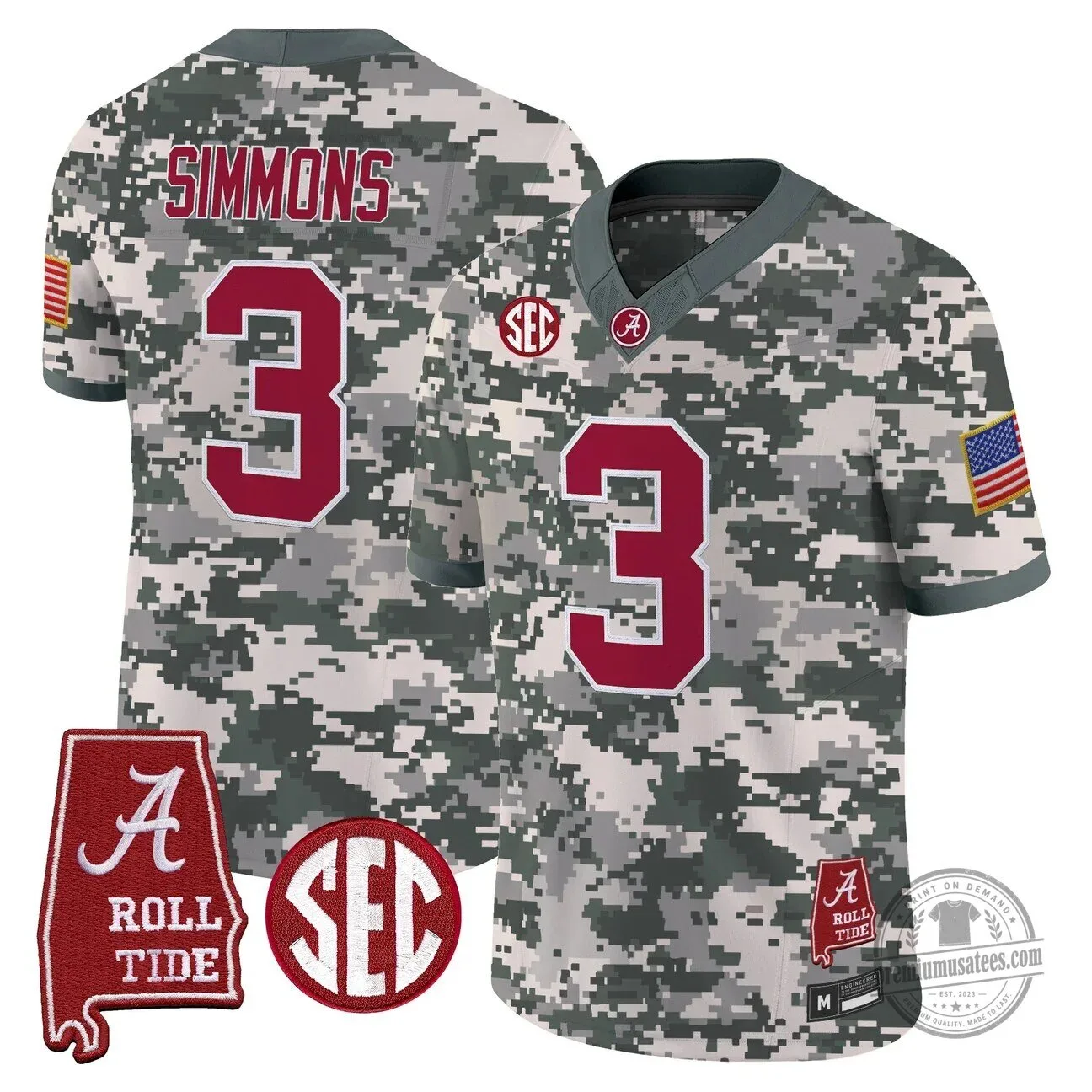 Alabama Crimson Tide Football Camouflage Edition Vapor Limited Jersey