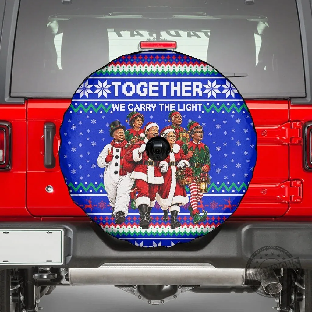 Civil Rights Leaders Christmas Together We Carry The Light Spare Tire Cover 5 Civil Rights Leaders Christmas Together We Carry The Light Spare Tire Cover
