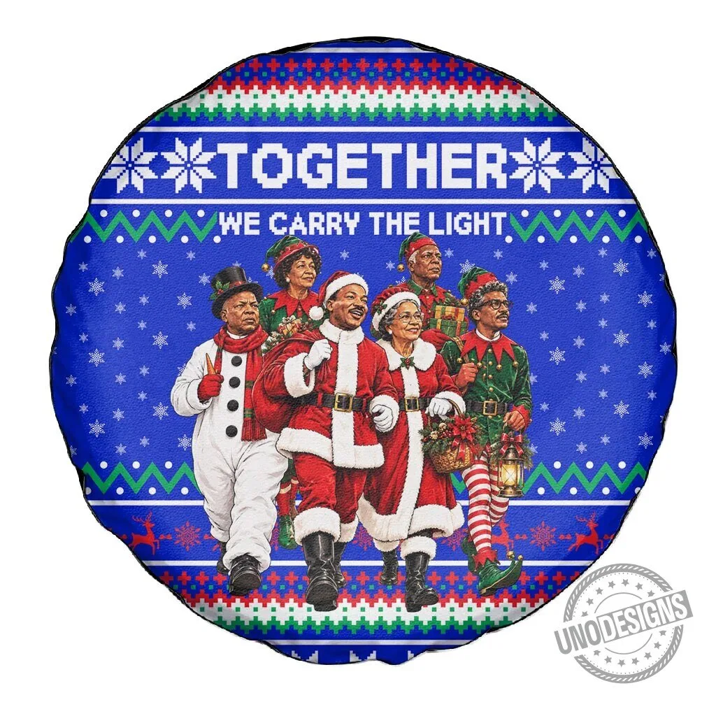 Civil Rights Leaders Christmas Together We Carry The Light Spare Tire Cover 6 Civil Rights Leaders Christmas Together We Carry The Light Spare Tire Cover