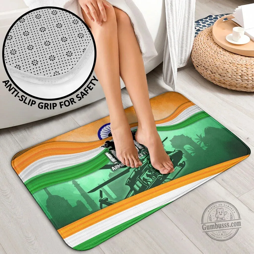 India Armed Forces Flag Day Patriotic Indian Military Bathroom Shower Curtain Set 13 India Armed Forces Flag Day Patriotic Indian Military Bathroom Shower Curtain Set