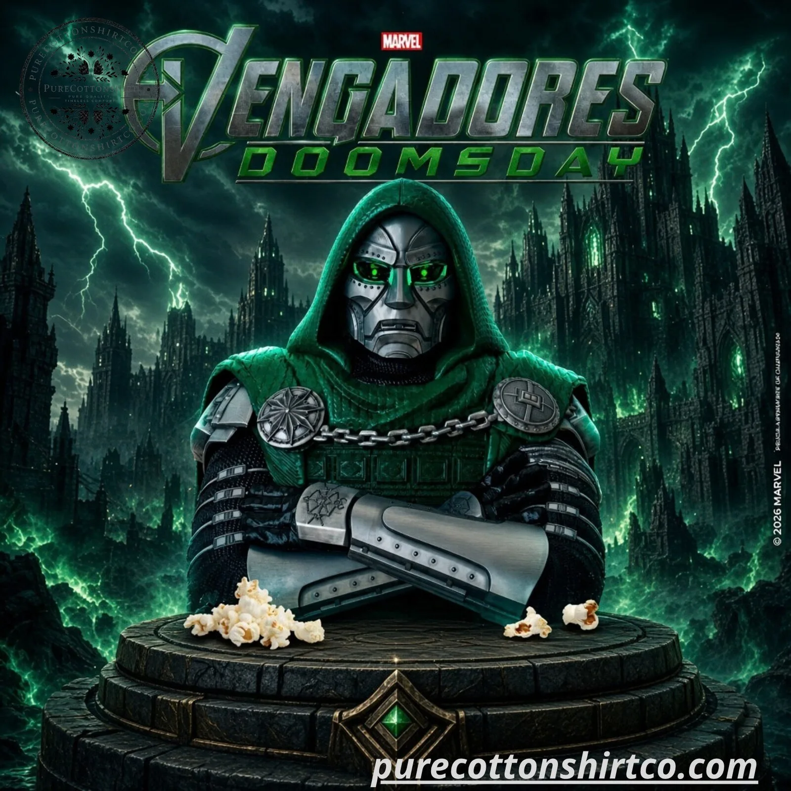 Doctor Doom Popcorn Bucket From Film Avengers: Doomsday