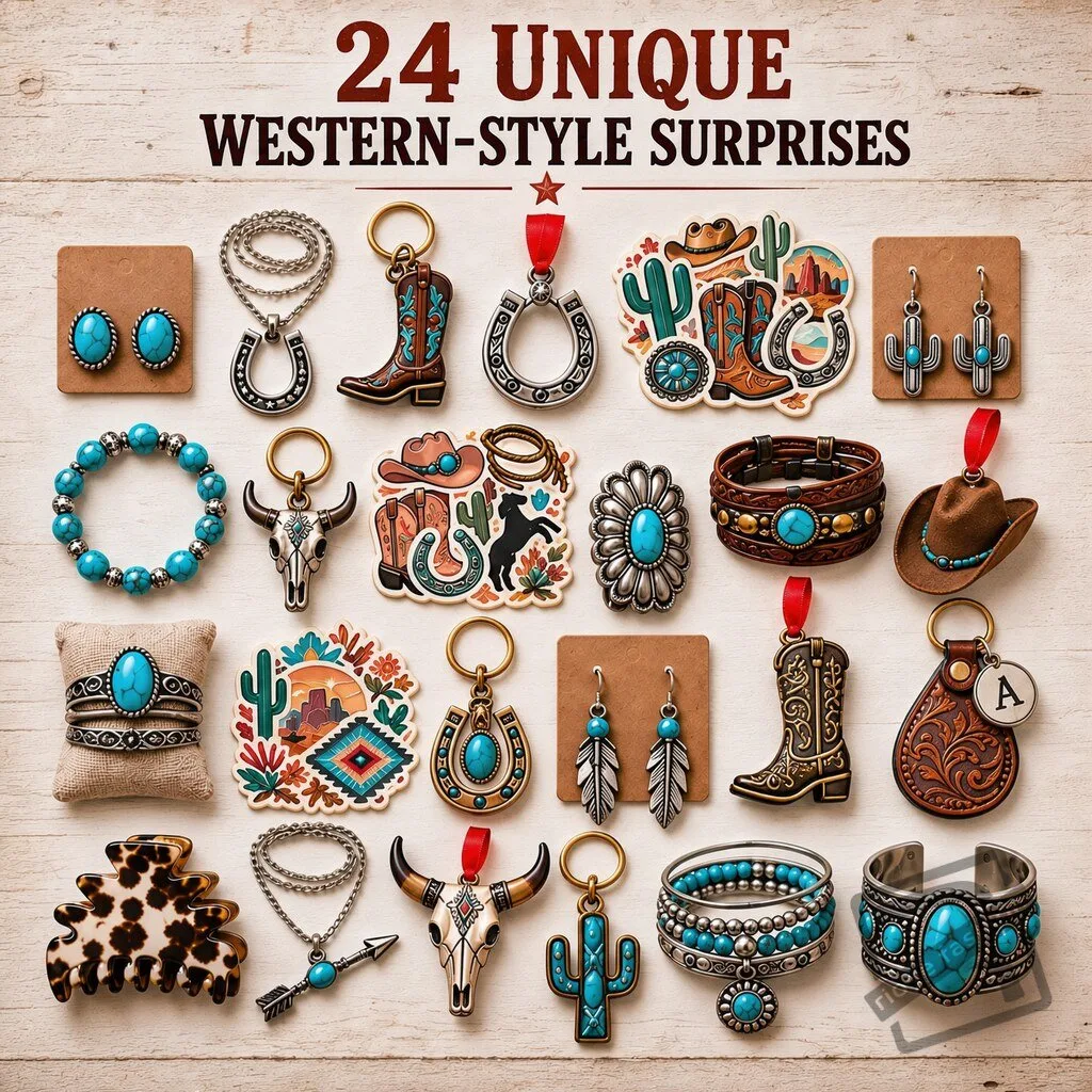 24-Day Cowgirl Christmas Countdown Calendar