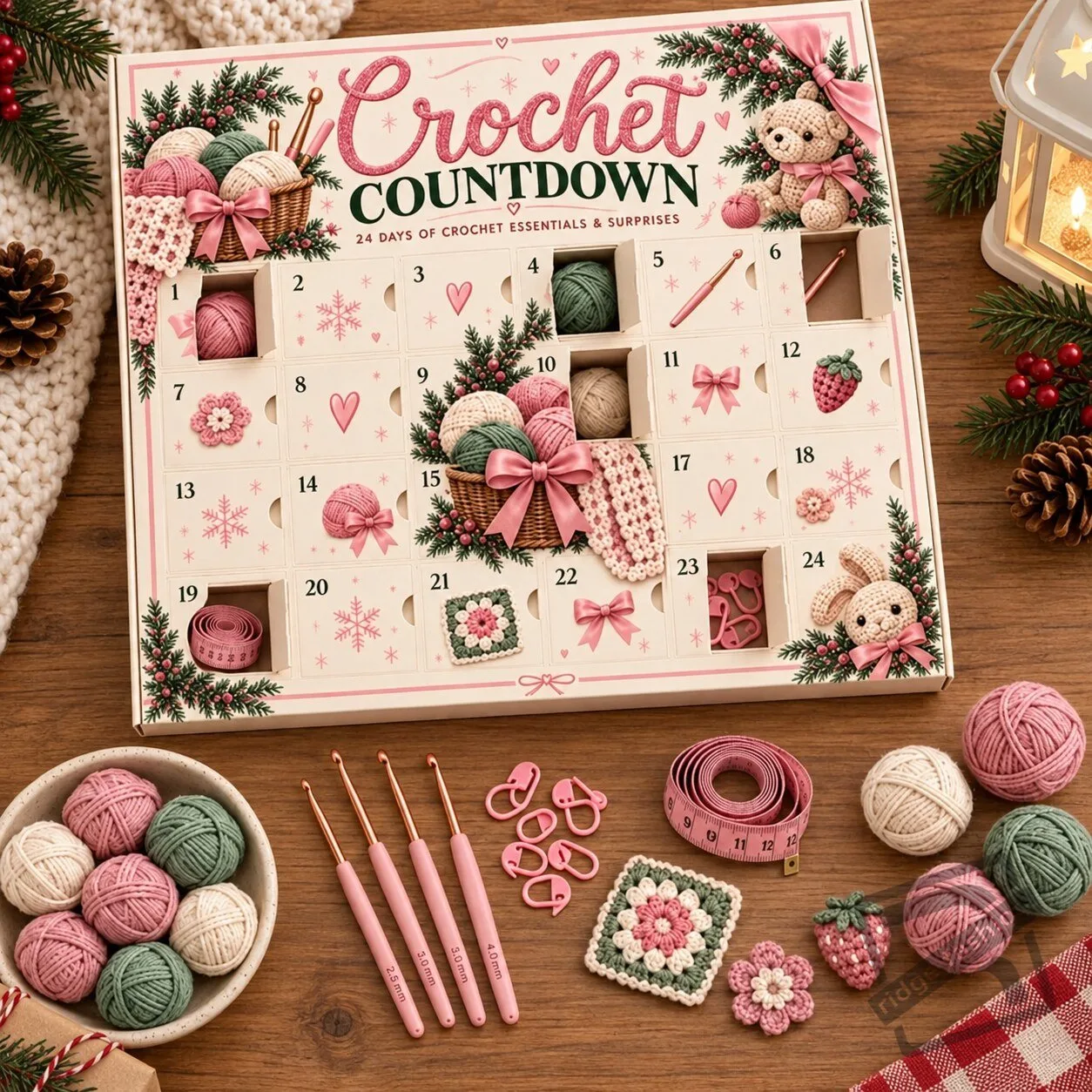 Crochet Countdown Crochet Advent Calendar 4 Crochet Countdown Crochet Advent Calendar product view