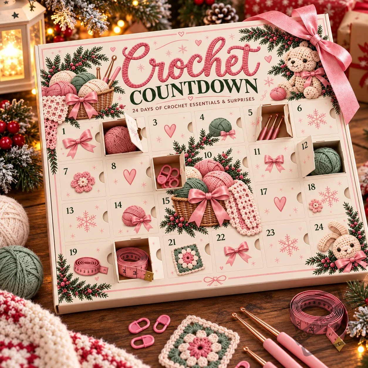 Crochet Countdown Crochet Advent Calendar 7 Crochet Countdown Crochet Advent Calendar product view