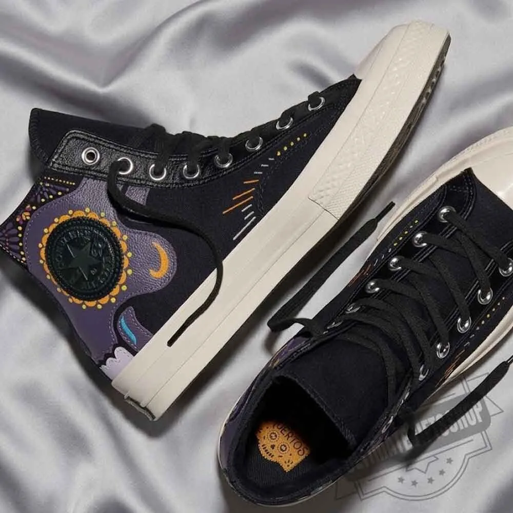 Converse Chuck 70 Día de Muertos High Top Sneakers Shoes 3 Converse Chuck 70 Día de Muertos High Top Sneakers Shoes