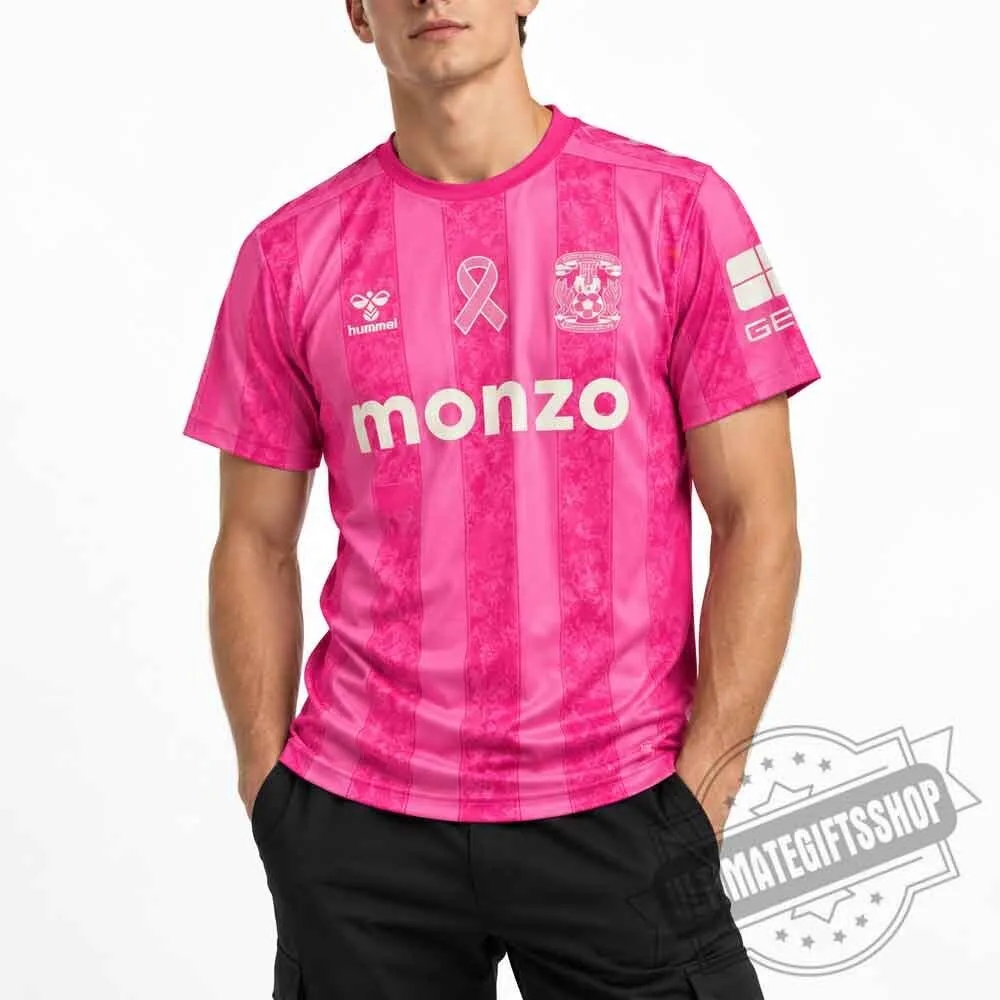 Coventry City 2026-27 Pink Breast Cancer Awareness Soccer Jersey Shirt 5 Coventry City 2026-27 Pink Breast Cancer Awareness Soccer Jersey Shirt
