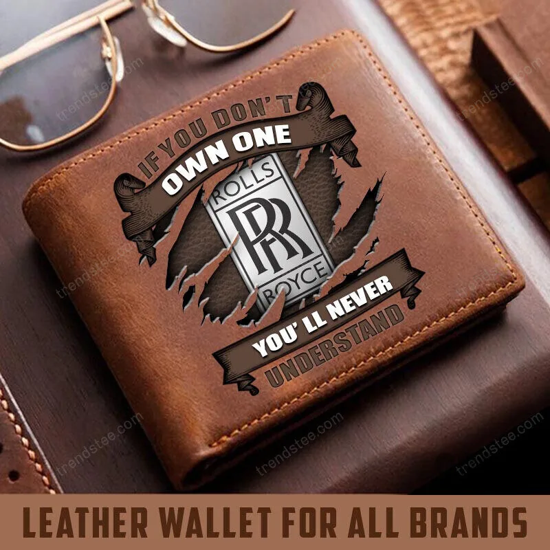 Rolls Royce Luxury Car Owner Quote Brown Leather Wallet 9 Rolls Royce Luxury Car Owner Quote Brown Leather Wallet