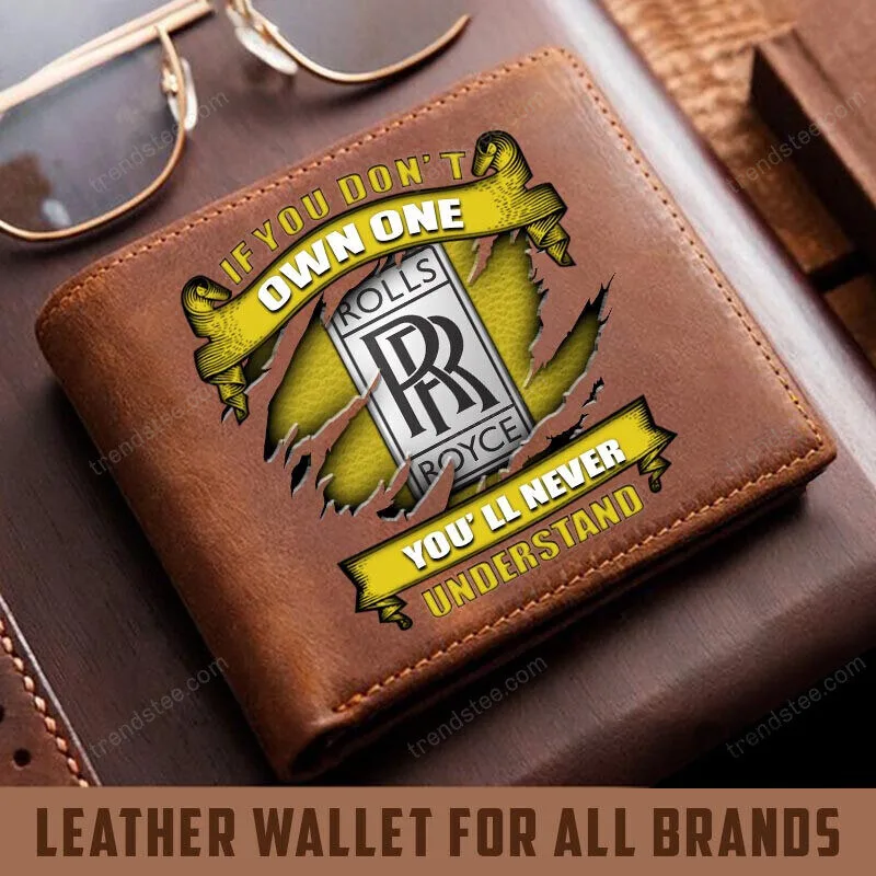 Rolls Royce Luxury Car Owner Quote Brown Leather Wallet 11 Rolls Royce Luxury Car Owner Quote Brown Leather Wallet