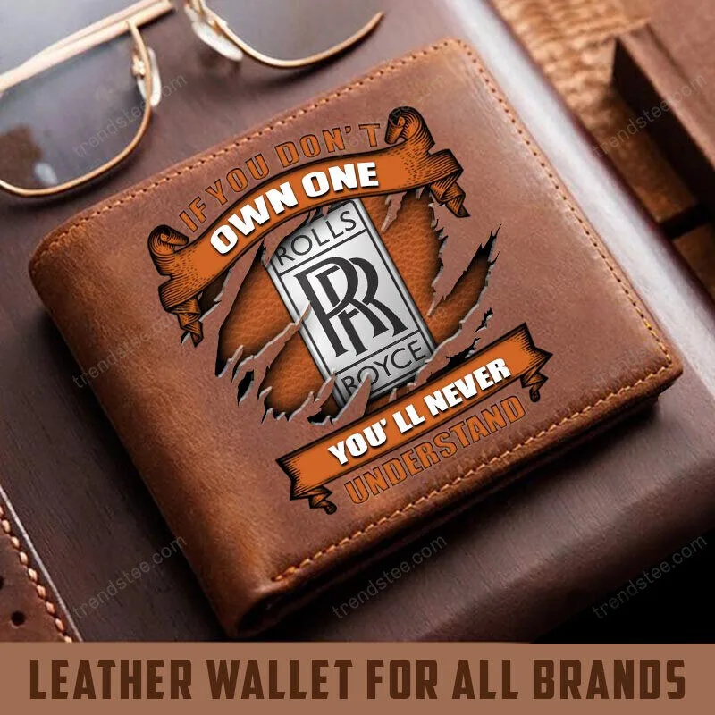 Rolls Royce Luxury Car Owner Quote Brown Leather Wallet 13 Rolls Royce Luxury Car Owner Quote Brown Leather Wallet
